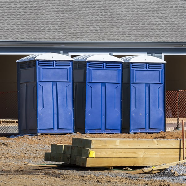 what is the maximum capacity for a single porta potty in Bay Mills MI